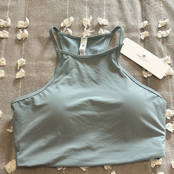 NWT Women’s Sunshine Bikini Top High Neck - Picture 1 of 6